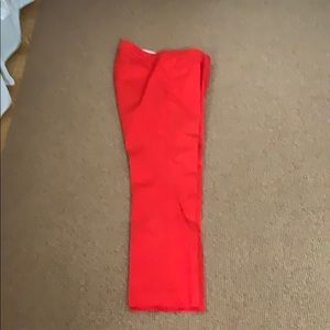 J Crew orange Capri pants